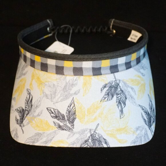 Glove It Citrus and Slate Visor Bungy Cord Back Women’s OSFM - Picture 2 of 9